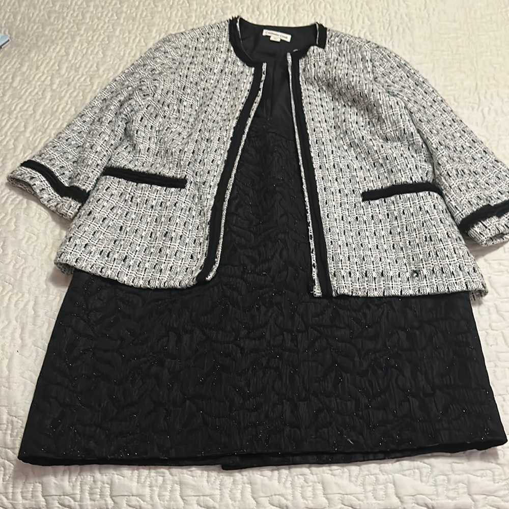 Sparkly skirt suit 14